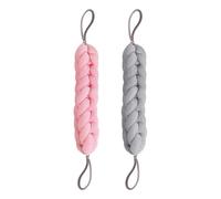 2 Pièces Back Scurbber, Serviette De Bain Extensible, Outils De Nettoyage De Corps, Accessoires De Bain, Filet De Bulle De Bain.
