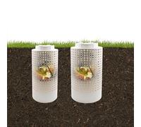 2 pièces Bacs à Compost de Jardin pour extérieur Bac à Compost de Ferme enterré pour Jardin, Potager, arrière-Cour, Serre 2 Tailles