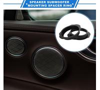 2 Pièces Bague D'Espacement De Haut-Parleur Bague D'Adaptateur De Tweeter Pour Ford C-Max 2003-2010 Étanche Pour 6,5'' Abs Noir Avant