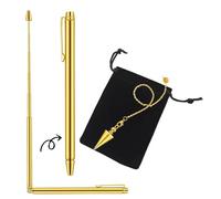 2 Pièces Baguettes de sourcier, Baguettes de Radiesthésie, Tiges de Radiesthésie en Cuivre pour Divination de L'eau, Echerche de Sources et D'objets, Chasse aux Fantômes, Tracer l'énergie Spirituelle