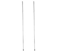 2 Pièces Baguettes de Sourcier Télescopiques en Acier Inoxydable
