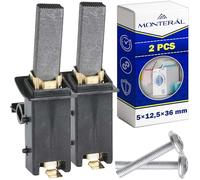 2 Pièces Balais Charbon Lave Linge 5х12,5х36mm 00600889 00600883 pour Bosch