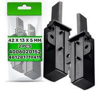 2 Pièces Balais Charbon pour Moteur Electrique Machine a Laver 42х13х5mm | 4006020152 400602015/2 pour Aeg pour Electrolux 481281719419 pour Whirlpool - Garantie de 5 Ans - ONIX TECH