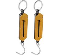 2 Pièces Balance Suspendue Portable 0-12kg en Fer, Lecture Claire