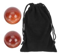2 Pièces Balle de Massage Mains en Bois, Boule D'exercice Manuelle