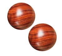 2 Pièces Balle de Massage pour Points D’acupuncture, Mains, Marron | Masseur Portable pour Seniors, Aide les Articulations, Usage Manuel, Coloris Marron, Format Compact