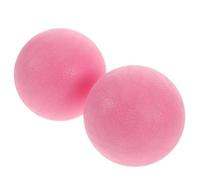 2 Pièces Balle de Massage pour Points D'acupuncture en Tpe Rose | Sphère de Récupération Après Effort, Relaxation Musculaire Complète, Usage Fitness, Soulagement Ciblé