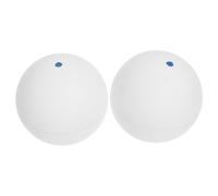 2 Pièces Balle de Squash D'entraînement en Caoutchouc Blanc | Usage Intérieur, Précision de Poids et Taille, Maintien en Condition, Coordination Œil-main et Réactions