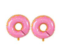 2 Pièces Ballons De Beignet Grand Ballon Donut Ballons Bébé Nombre De Ballon De Fête Heure Du Beignet De De Bébé Décoration De Mariage De Fête D'anniversaire Rose Ciieeo