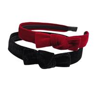 2 Pièces Band Bands, Bandeaux De Velours, Bandeaux Élés Rétro, Accessoires De Cheveux Pour Femmes, Bandeaux Simples.