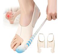 2 Pièces Bandage Correction Hallux Valgus+1 pièces Bandes Élastiques pour Orteil en Latex, Chevauchement et Orteils en Marteau, Jour et Nuit, Lavage Facile, Taille Unique Unisexe