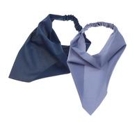 2 Pièces Bandana Triangle pour Femmes en Foulard Simple et Léger | Style Élégant, Usage Polyvalent, Coupe Facile à Porter, Format Triangle
