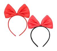 2 Pièces Bandbands À Arc, Bandeaux De Satin, Accessoires De Cheveux, Accessoires De Vêtements De Fête, Bandeaux Mignons.