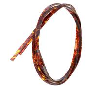2 Pièces Bande de Filet en Plastique Abs Marron pour Guitare | Filet de Guitare, Garniture de Lutherie Diy, Remplacement, pour Mandoline et Cigar Box