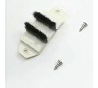 2 pièces bande d'étanchéité de porte coulissante bouchon anti-poussière joint de fente de fenêtre bloc tampon en caoutchouc de piste de haut en bas avec fenêtre de brosse matériel-type 77