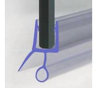 2 pièces bande d'étanchéité de porte en verre en caoutchouc PVC 6/8/10/12mm joint d'écran de douche de bain joint d'étanchéité de porte de fenêtre coupe-froid Stopper-10mm