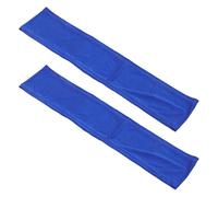 2 Pièces Bande Élastique Sensorielle Silencieuse | Spandex Bleu, Format Compact, Usage en Voyage Bureau, Ajustement pour Utilisateurs Mobiles