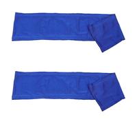 2 Pièces Bande Sensorielle Extensible Silencieuse | Spandex Bleu, Aide au Focus, Rangement Compact, Usage, pour Télétravail et Voyage