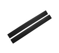 2 Pièces Bande Silicone Étanche pour Cuisinière et Comptoir la Cuisine | Noir, Flexible et Découpable, Protection Résistante à Chaleur, pour Vitre et Porte en Verre