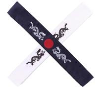2 Pièces Bandeau de Chef Sushi Japonerie en Coton, Style Simple
