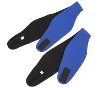2 Pièces Bandeau de Natation en Néoprène Réglable | Souple, Respirant et Confortable, Bleu Uni, Usage Piscine et Exercices, Style Simple et Généreux