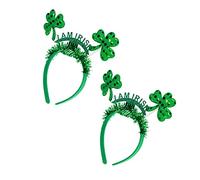 2 Pièces bandeau irlandais tenues de la Saint-Patrick jour de la saint patrick hair band st patrick St. bandeau de jour de patrick accessoires de la Saint-Patrick Accueil Green FRCOLOR