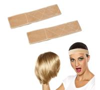 2 Pièces Bandeau Perruque en Velours, Bandeau de Perruque Grip Bande Elastique, Bandeau Perruque Cheveux Antiderapant pour Fixer Bandeau et Empêcher la Perruque de Glisser