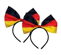 2 Pièces Bandeaux Allemands Drapeau Bandeaux Arc Bandeaux Ventilateur Accessoires Robe De Soirée Accessoires Décorations De Fête