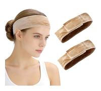 2 Pièces Bandeaux de Perruque en Velours pour Femme, Bandeau pour Perruque Réglable Anti-Dérapant Velours Bonnet Perruque Wig Cap pour Maintenir Perruques en Place pour Usage Quotidien Soins