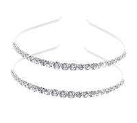 2 Pièces Bandeaux Rhinestone pour Garçon Fille Couronnes pour Fêtes Accessoires Élégants pour Filles pour Événements Spéciaux