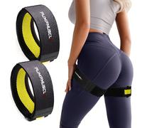 2 pièces Bandes de résistance d'occlusion pour l'exercice des fesses, des squats, des cuisses, des bras, bandes BRF, gagner du muscle sans soulever de poids lourds, sangle élastique à dégagement rapid