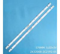 2 pieces Bandes de rétroéclairage LED pour CRH-K323535T02085CS-REV1.7 zk32d08-zc21fg-05 Haier LE32F1000T lenovo 32C5 LED32H8 Proscan PLDED3280A ""Nipseyteko
