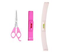 2 Pièces Bang Ruler Et 1 Morceau De Ciseaux, Outils De Fabrication De Cheveux, Outils De Coupe De Cheveux, Accessoires De Salon De Coiffure.