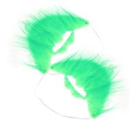 2 Pièces Barbe Verte Saint Patrick en Fourrure Artificielle