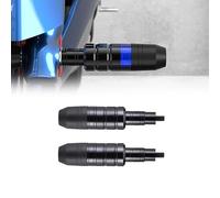 2 Pièces Barre De Protection Moto pour Suzuki RV 125 VanVan/RV 200 VanVan 2003-2017, Protection du Moteur Et De La Carrosserie RéSistant à l'usure Et Durable Pare Chute Moto,1 Black