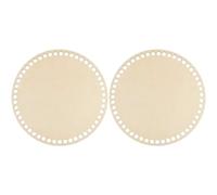 2 Pièces Base de Paquet en Bois pour Tricot et Crochet | Bois Robuste, Protège le Dessous du Paquet, Base de Vannerie pour Projet Fait Maison