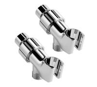 2 Pièces Base de Pommeau de Trois Voies Américaine | ABS Argenté, Usage Maison ou Hôtel, Design Pratique et Stabilité Fiable