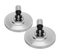 2 Pièces Base de Rechange pour Balai Serpillière Rotatif 22cm | Compatibilité, Rotation 360 Degrés, Structure Renforcée, pour Sols en Bois, Usage Domestique, Noir