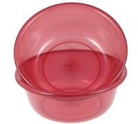 2 Pièces Bassine Ronde en Plastique Épais, Grosse Capacité