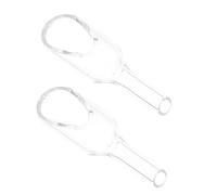 2 Pièces Bateau de Pesage en Verre Borosilicate à Bec Conique | Verrerie de Laboratoire, Transfert Précis D’échantillons, Surface Lisse Antiadhésive, pour Chimie Analytique et École
