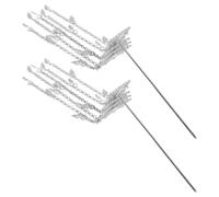 2 Pièces Bâtonnet de Coiffure Chinois Vintage Chaîne | Style Rétro, Touche Traditionnelle, pour Chignons et Cheveux Longs, Danseurs ou Cosplay, Usage Quotidien