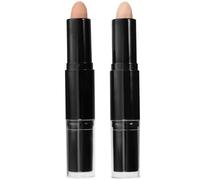 2 Pièces Bâtonnet de Contouring Double Embout | Haute Lumière et Camouflage, Format Portable en Plastique, pour Voyage et Déplacements Professionnels