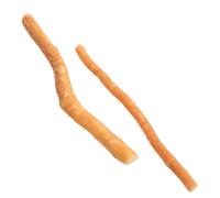 2 Pièces Bâtonnet de Soin Buccal de Camp en Petit Rameau Dentaire | Usage Maison et Voyage, sans Outil Supplémentaire, Réutilisable, Beige, Résistant à Séparation D'eau