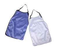 2 Pièces Bavoir Adulte Imperméable Réglable avec Poche pour Repas | Polyester Lavable et Réutilisable, Bretelles Ajustables, Protège-vêtements, Usage Repas et Activités Créatives