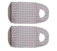 2 Pièces Bavoir pour Adultes Imperméable, Lavable | Tpu et Pvc, Fermeture Simple au Cou, pour Seniors, Aidants, Repas en Maison