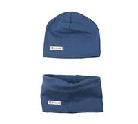 2 pièces bébé chapeau en coton et écharpe - double couche extensible Bonnet Cap Poids léger, Snood écharpe Ensemble pour bébé nouveau-né Garçons Filles Jeunes enfants Enfant Automne Hiver Printemps