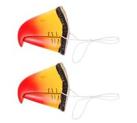 2 Pièces Bec de Perroquet Déguisement Réaliste en Vinyle pour Visage | Accessoire Léger et Portable, Rendu Vivant, pour Spectacles Scolaires, Théâtre et Garçon Fille