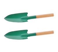 2 Pièces Bêche de Jardin Multifonction en Métal et Bois | Outil à Main pour Travailler le Sol et Repiquer, Usage Jardin et Pot, Format Pratique, Usage Solide Couleur Aléatoire
