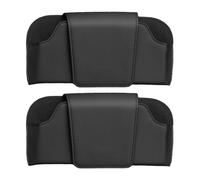 2 Pièces Bénéres De Verres De Voiture, Étui De Verres Créatifs, Outil De Rangement De Verres en Cuir PU, Étui De Verres Portables, Accessoires Automobiles.