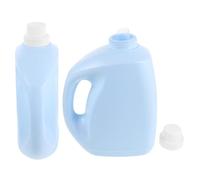 2 Pièces Bidon de Lessive Vide 1,3 Gallon avec Poignée | Bec Large, Base Antidérapante, Format Debout, Mesure Précise, Usage Buanderie et Salle de Bain